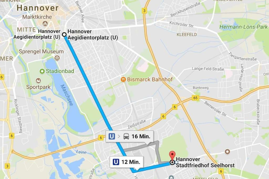 הנובר Privatzimmer An Der Messe מראה חיצוני תמונה
